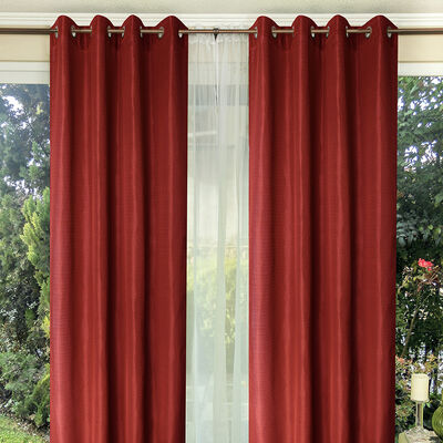 Imagen 1 del producto Combo Cortinas Doral Tabatha 220 x 140 cm Rojo