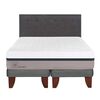 Cama Europea CIC Base Dividida 2 Plazas Balance + Respaldo Eufrates