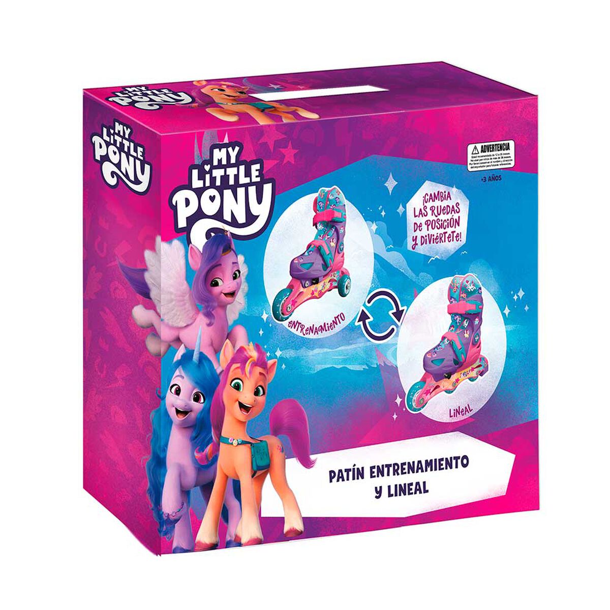 Patín 2 En 1 Ajustable Roller (26-29) My Little Pony
