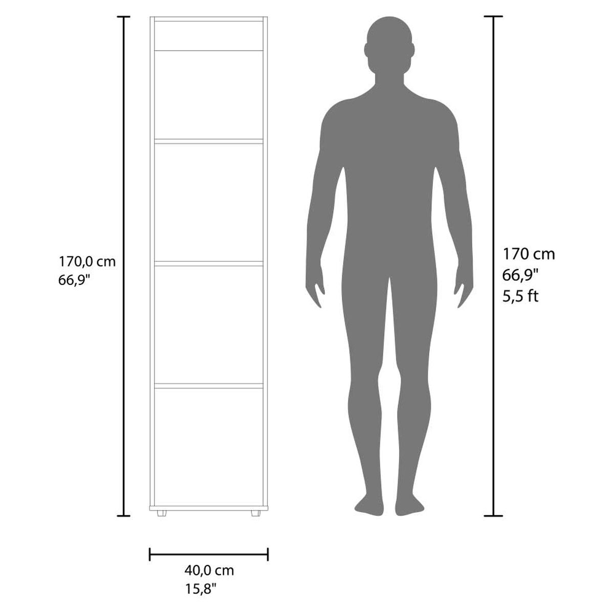Closet Tuhome Dreams 1 Puerta  Blanco Marquez