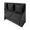 Seccional Muebles MPR Luna 4 Cuerpos Negro