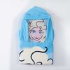 Toalla de Playa con Capucha Infantil Disney Copos Frozen 60 x 120 cm