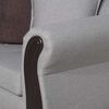 Juego de Living Black Factory Barcelona Sofá 3 Cuerpos + Dos Sillones 1 Cuerpo Crema