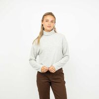 Sweater Mujer Icono Gris, Negro, Verde