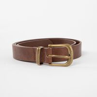 Cinturón Ecocuero Mujer Portman Club Café, Negro