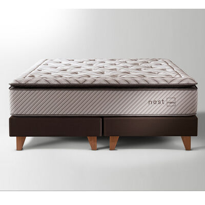 Cama Europea Rosen Base Dividida 2 Plazas Nest