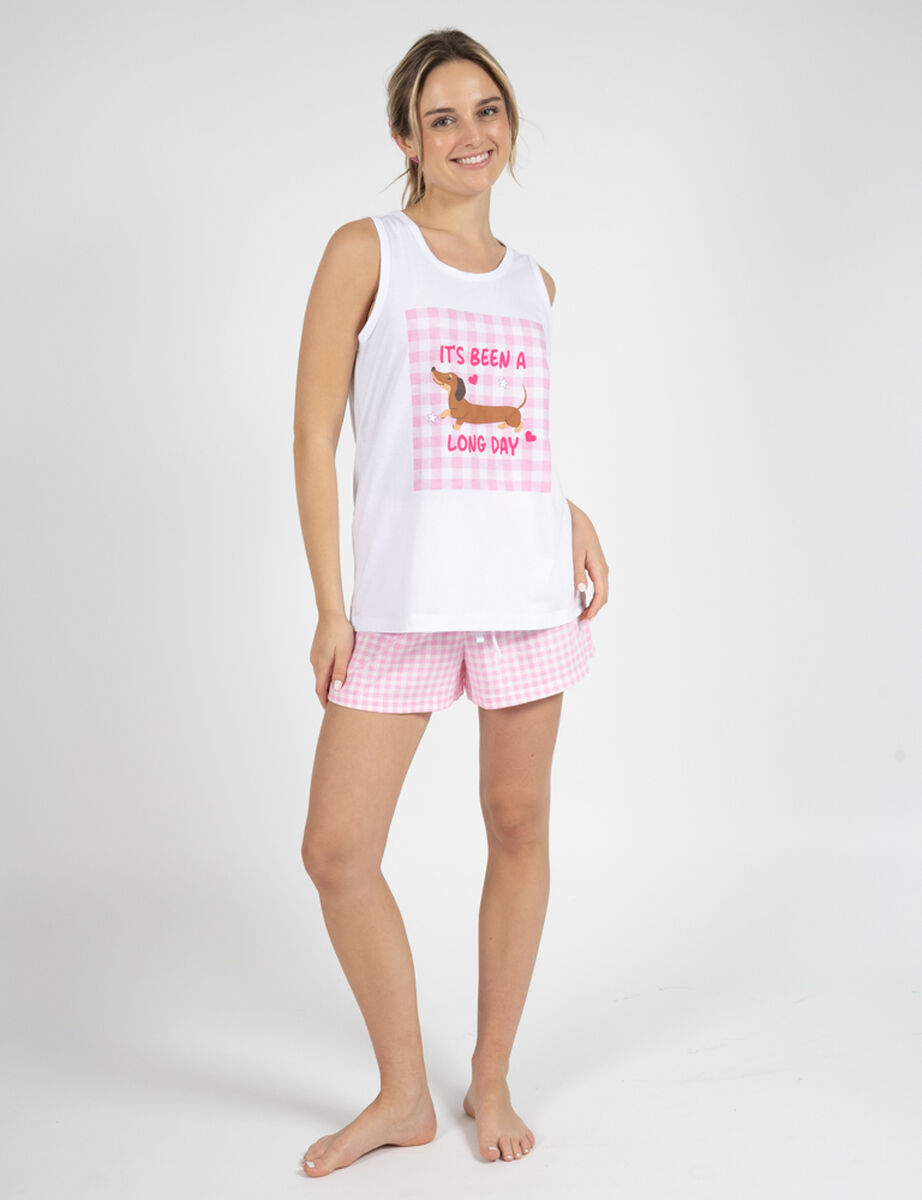 Pijama sin Mangas Mujer Icono
