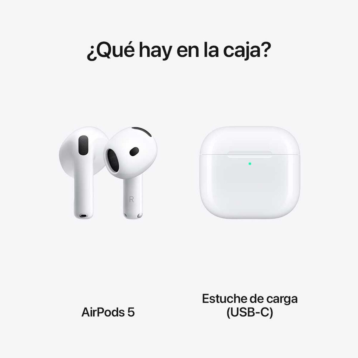 Apple AirPods 5 con estuche USB‑C Blanco