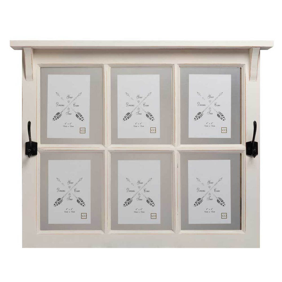 Adorno Ventana con Gancho Madera Vgo  48 x 7 cm Beige