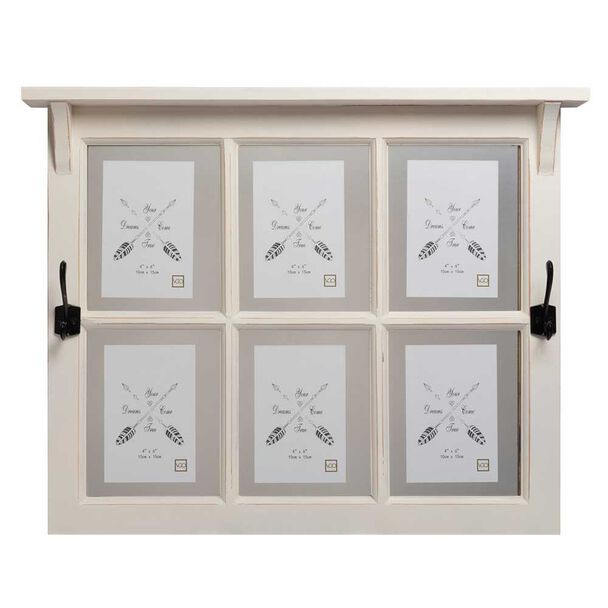 Adorno Ventana con Gancho Madera Vgo  48 x 7 cm Beige