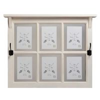 Adorno Ventana con Gancho Madera Vgo 48 x 7 cm Beige