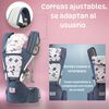 Portabebé Ergonomico 6 en 1 Azul By Lubabycas