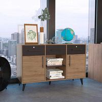 Armario Archivador Bilbao 2 Puertas - Miel / Wengue