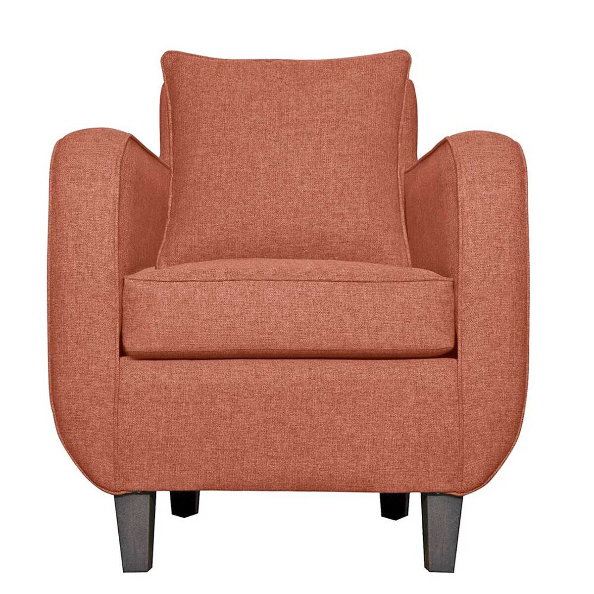 Juego de Living Ruzam Mobel Cronos Sof&aacute; 3 Cuerpos + Dos Sillones 1 Cuerpo Lino Terracota