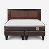 Cama Europea Rosen Base Dividida King New Style 4 Plus + Respaldo Rachel