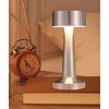 Lámpara de Mesa Metal Vgo Recargable con sensor  21 cm Plateado