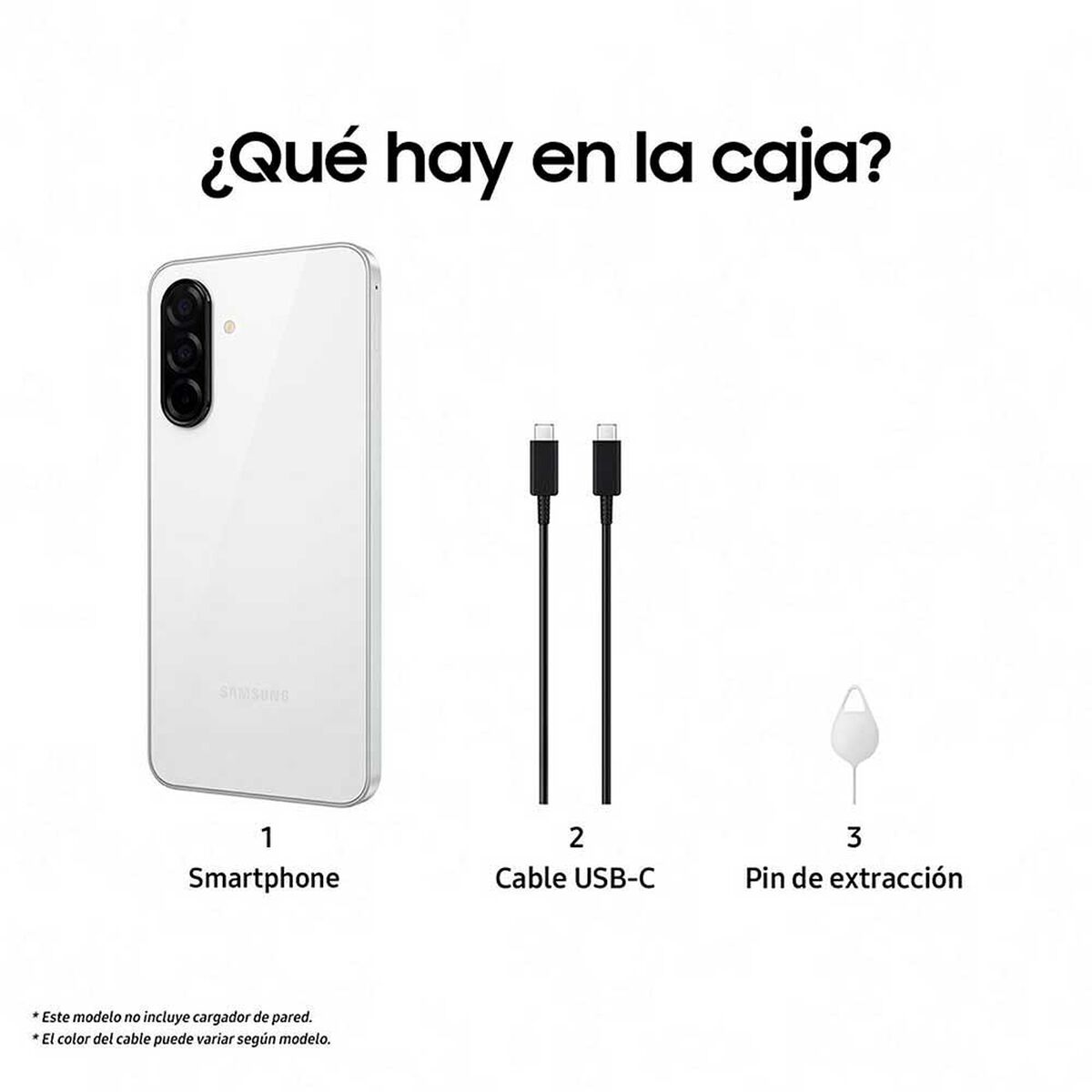 Celular Samsung Galaxy A26 5G 128GB 6,7" Blanco Liberado + Audífonos Bluetooth Samsung Galaxy Buds Core