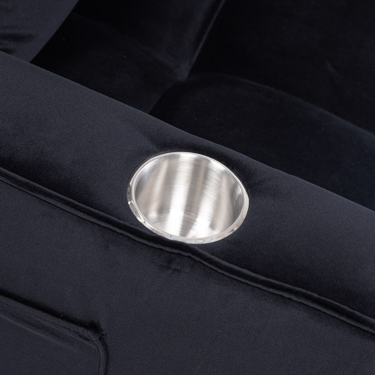 Sofá Cama Daniels KMP1BK 2 Cuerpos Negro