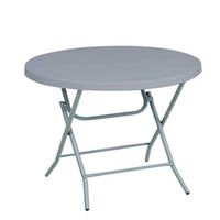 Mesa Plegable Redonda Gris 80cm Northwest