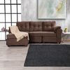 Sofá Seccional Muebles MPR Queen 3 Café