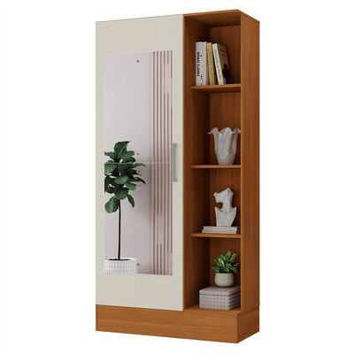 Closet Altavision Ribeirao Off 1 Puertas Café Blanco
