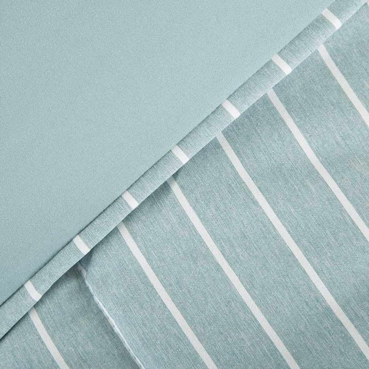 Plumón Soft Touch Estampado Zibel 2 Plazas Liso Turquesa