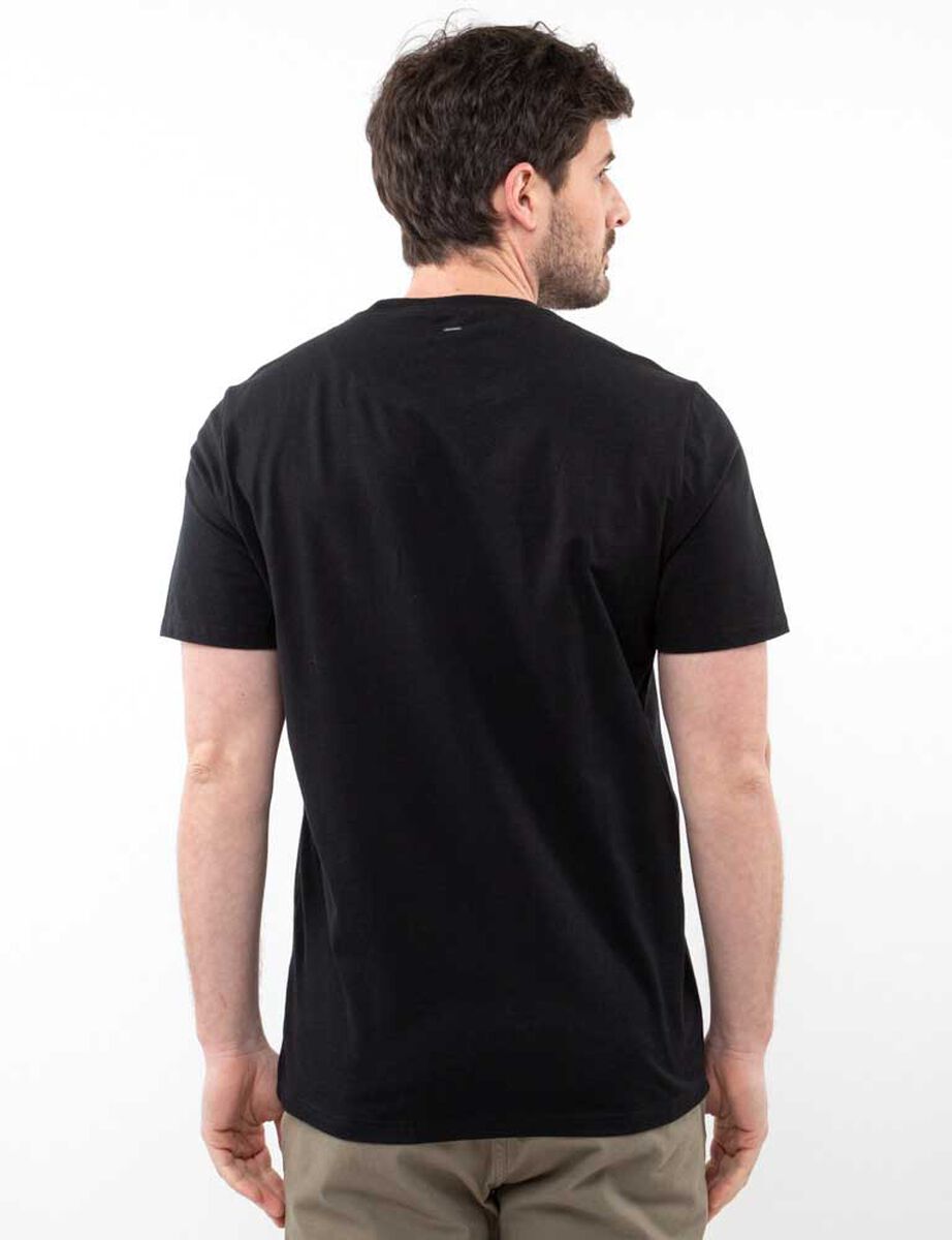 Polera Con Estampado Slim Manga Corta Hombre Zibel
