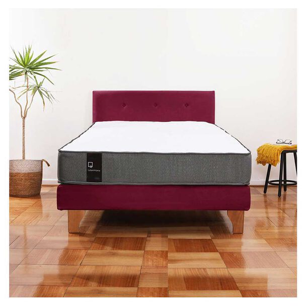 Cama Europea Latam Home 1,5 Plazas Zen Best Burdeo