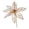 Adorno Navideño Flor Dorada 30 Cm Casanova