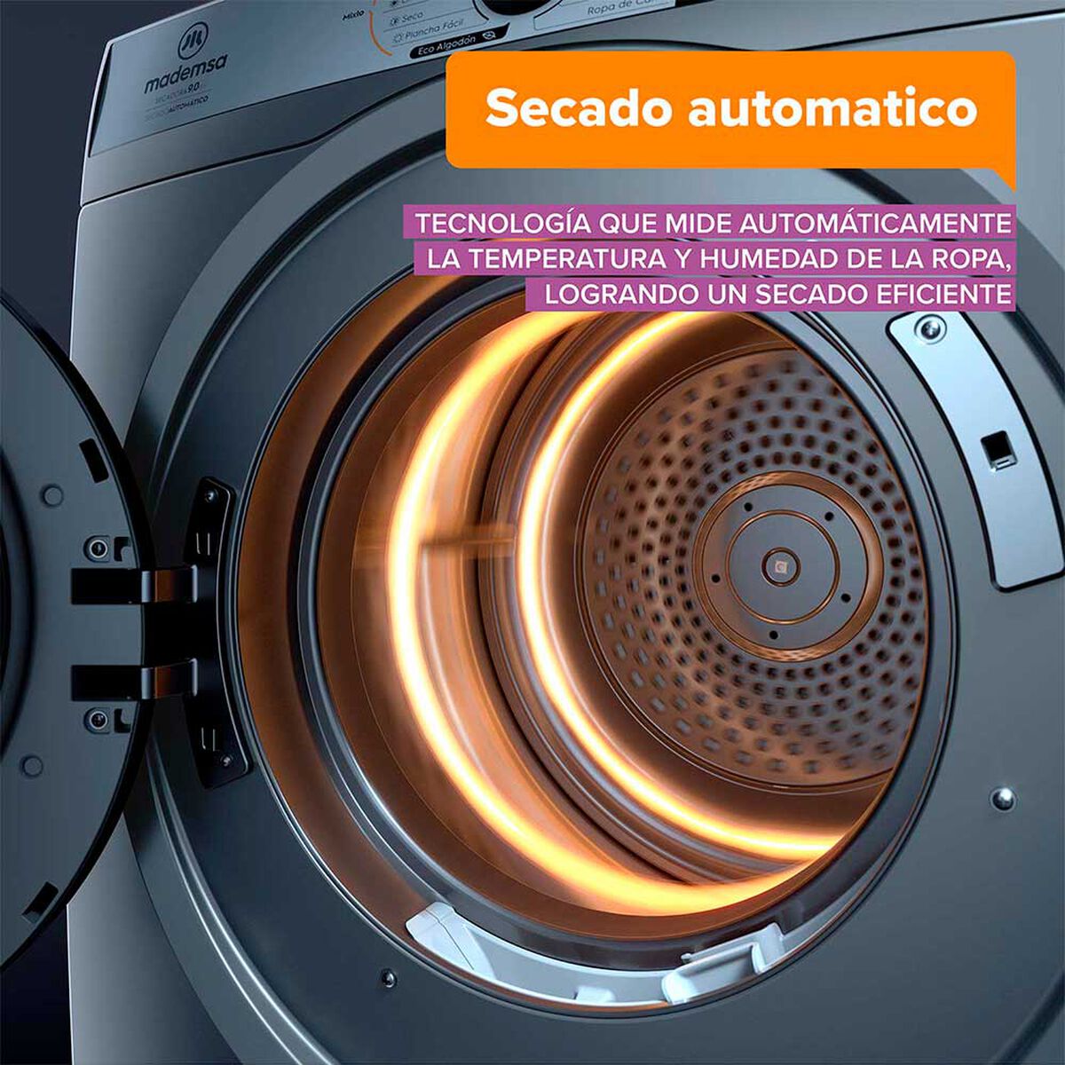 Secadora Carga Frontal 9DMZG PRO 9 Kg