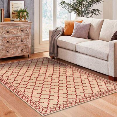 Alfombra Idetex Sisal Rojo 200 x 285 cm