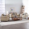 Juegos de Living Mons Sicilia Sof&aacute; 2 Cuerpos + Dos Sillones 1 Cuerpo Beige