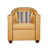 Juego de Living Ruzam Mobel Zafiro Sof&aacute; 3 Cuerpos + Dos Sillones 1 Cuerpo Lino Mostaza
