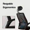 Silla de Escritorio Arthome Madrid Negra Gris