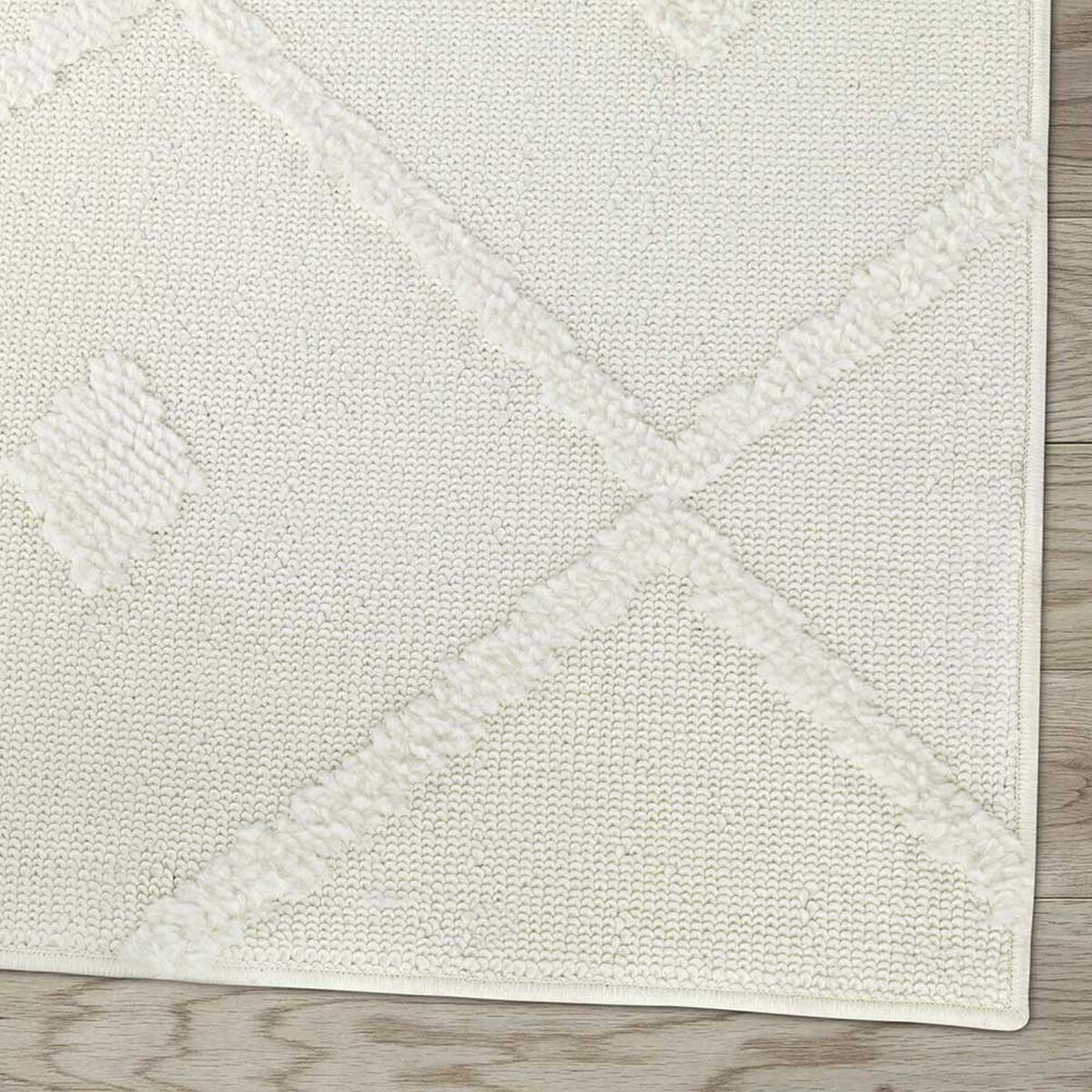 Alfombra Modalfo Palafito Blanca 160 x 230 cm