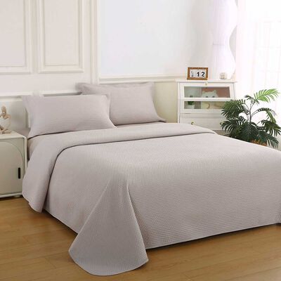 Quilt Liso Illusions 2 Plazas Atenas Beige