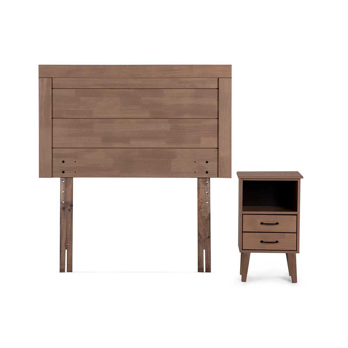 Respaldo 1,5 Plazas + Velador Rosen Sicilia