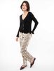 Pantalón Estampado Recto Mujer Zibel
