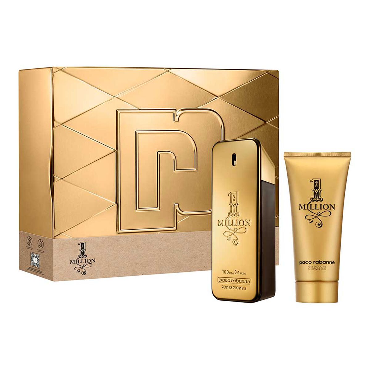 Set Perfume Paco Rabanne 1 Million EDT 100 ml + Shower Gel 100 ml