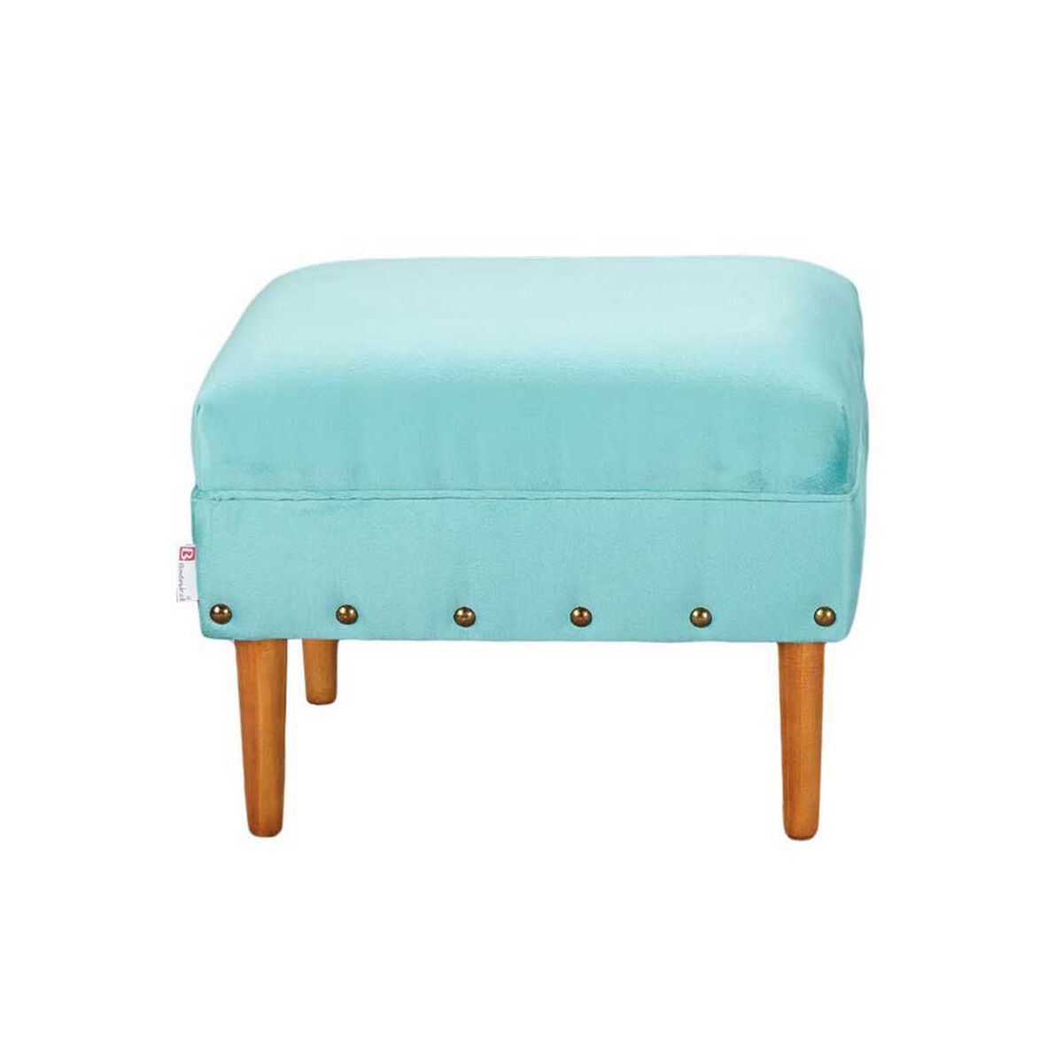 Pouf Bodevir Provenza Tacha Felpa 04 Turquesa 