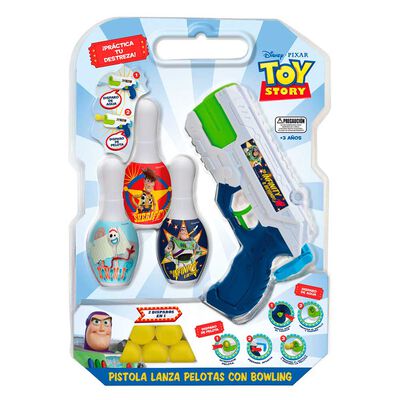 Pistola Lanza Pelotas con Bowling Toy Story Disney