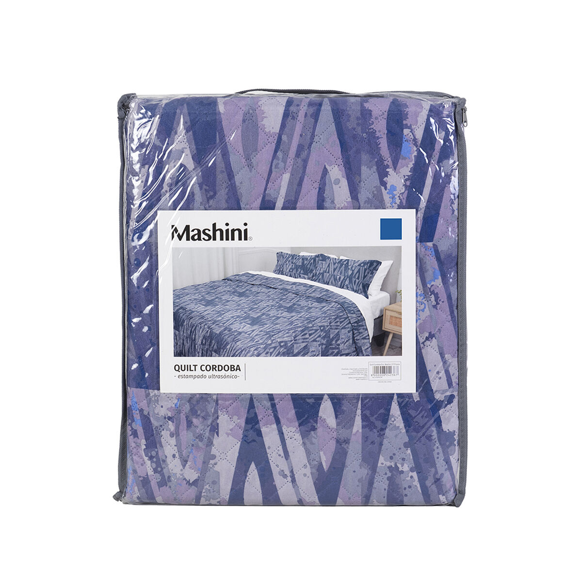 Cubrecama Mashini King Estampado Prisma