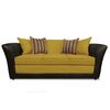 Juego de Living Elegant Detail Minesota Sof&aacute; 3 Cuerpos + Dos Sitiales Oro