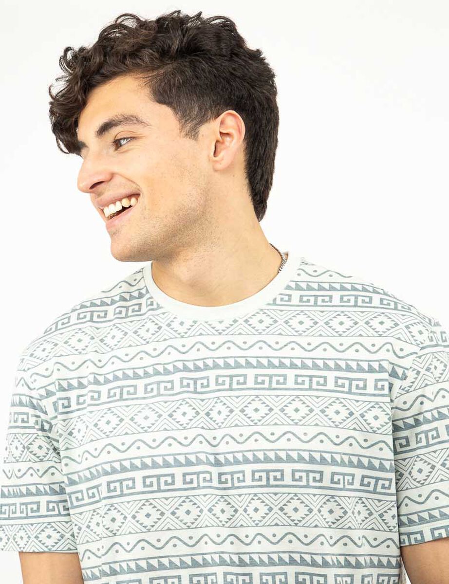 Polera Estampada Manga Corta Hombre Cutback