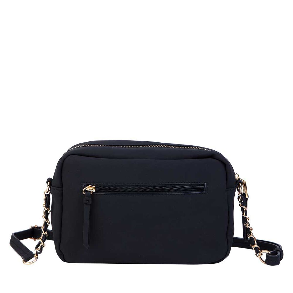 Cartera Bandolera Negra Bandolera Acolchada Cartera Bandolera - Main Image