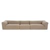 Seccional CIC Relax Sillón 1 Cuerpo + Dos Sofás 2 Cuerpos Natural
