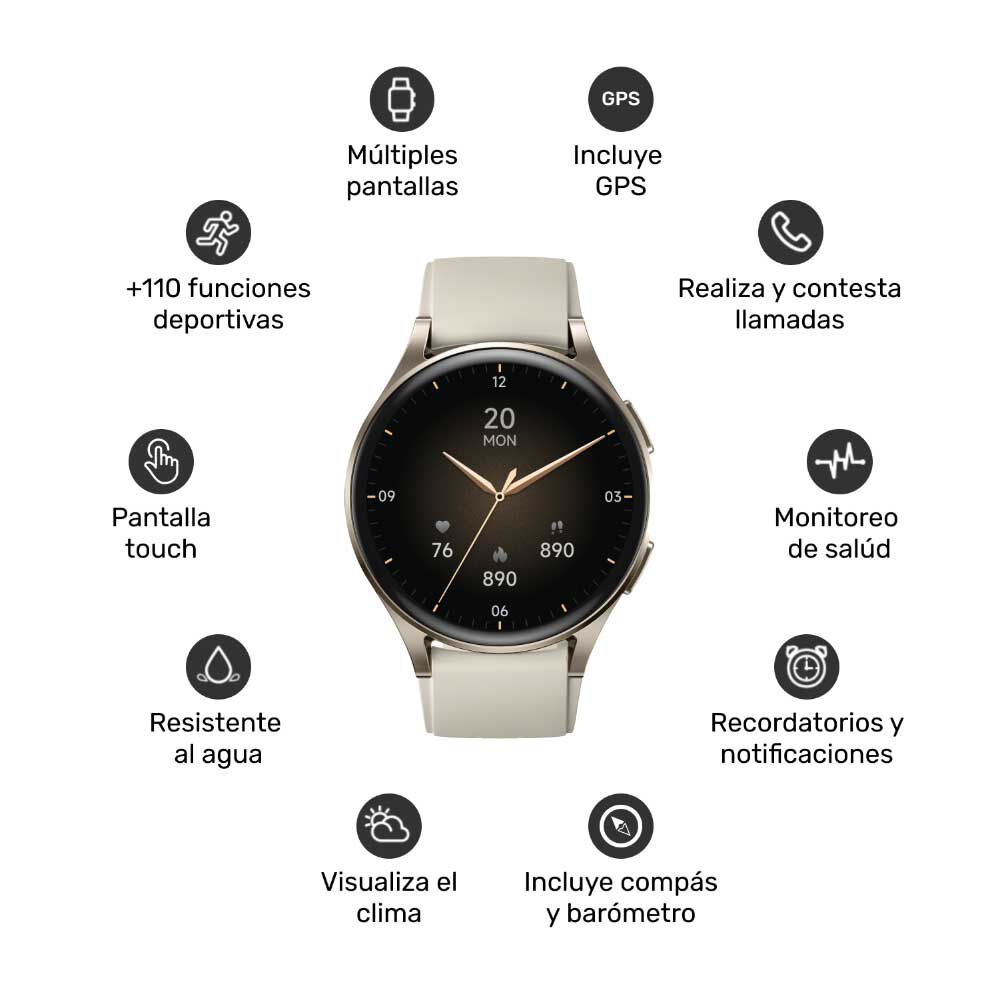 Lhotse Vibe 05 GPS 42mm Cream, foto 2