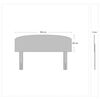 Cama Europea Celta 2 Plazas Atlantis Black + Respaldo + 2 Veladores Cordoba
