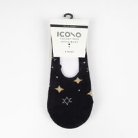 Pack 3 Calcetines Invisible Mujer Icono