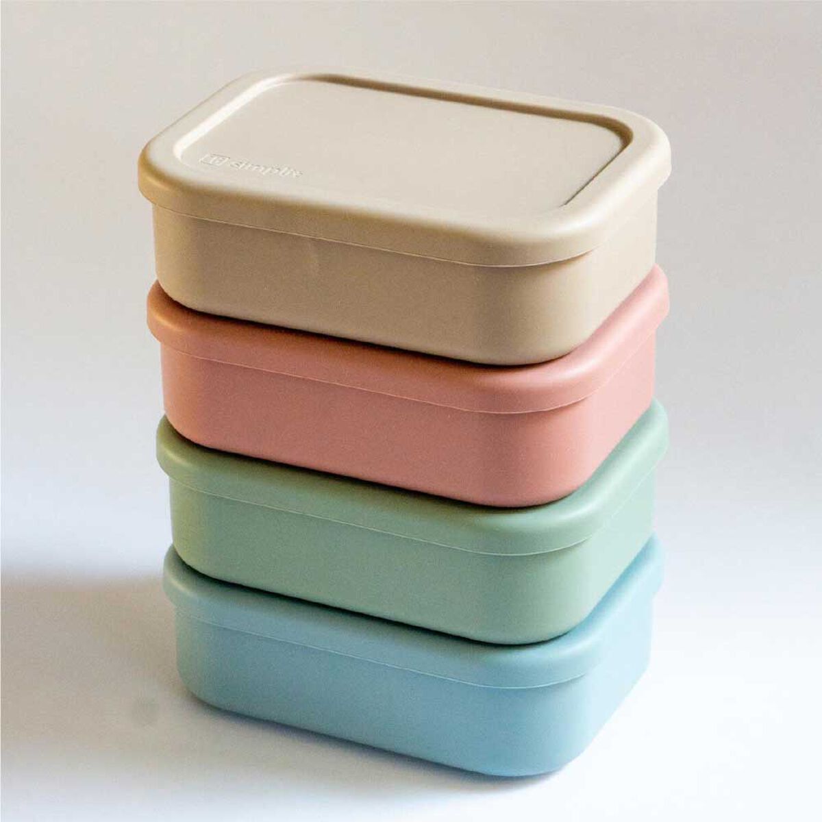 Contenedor Bento Box Herm&eacute;tico Simplit Pl&aacute;stico